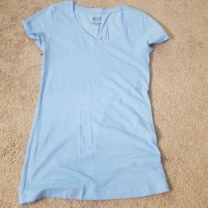 Light blue v neck